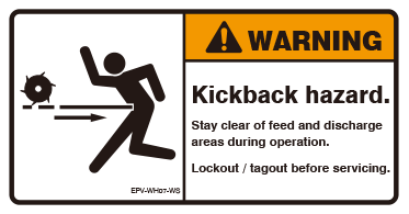 Kickback hazard