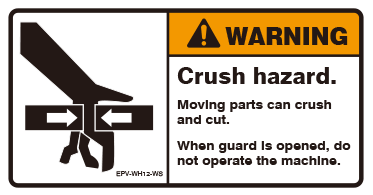 Crush hazard