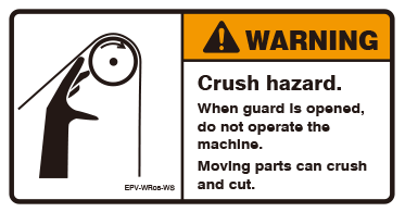 Crush hazard