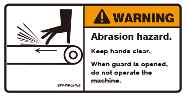 Abrasion hazard