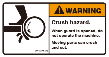 Crush hazard