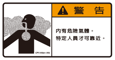 危險氣體貼標